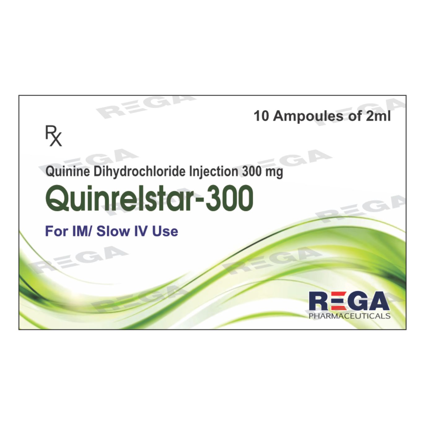 Quinine Dihydrochloride Injection 300 mg